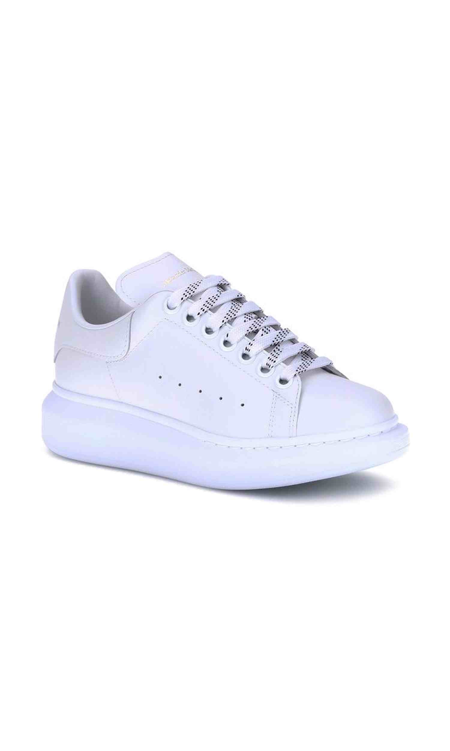Alexander Mcqueen Leather Sneakers Glam Steals