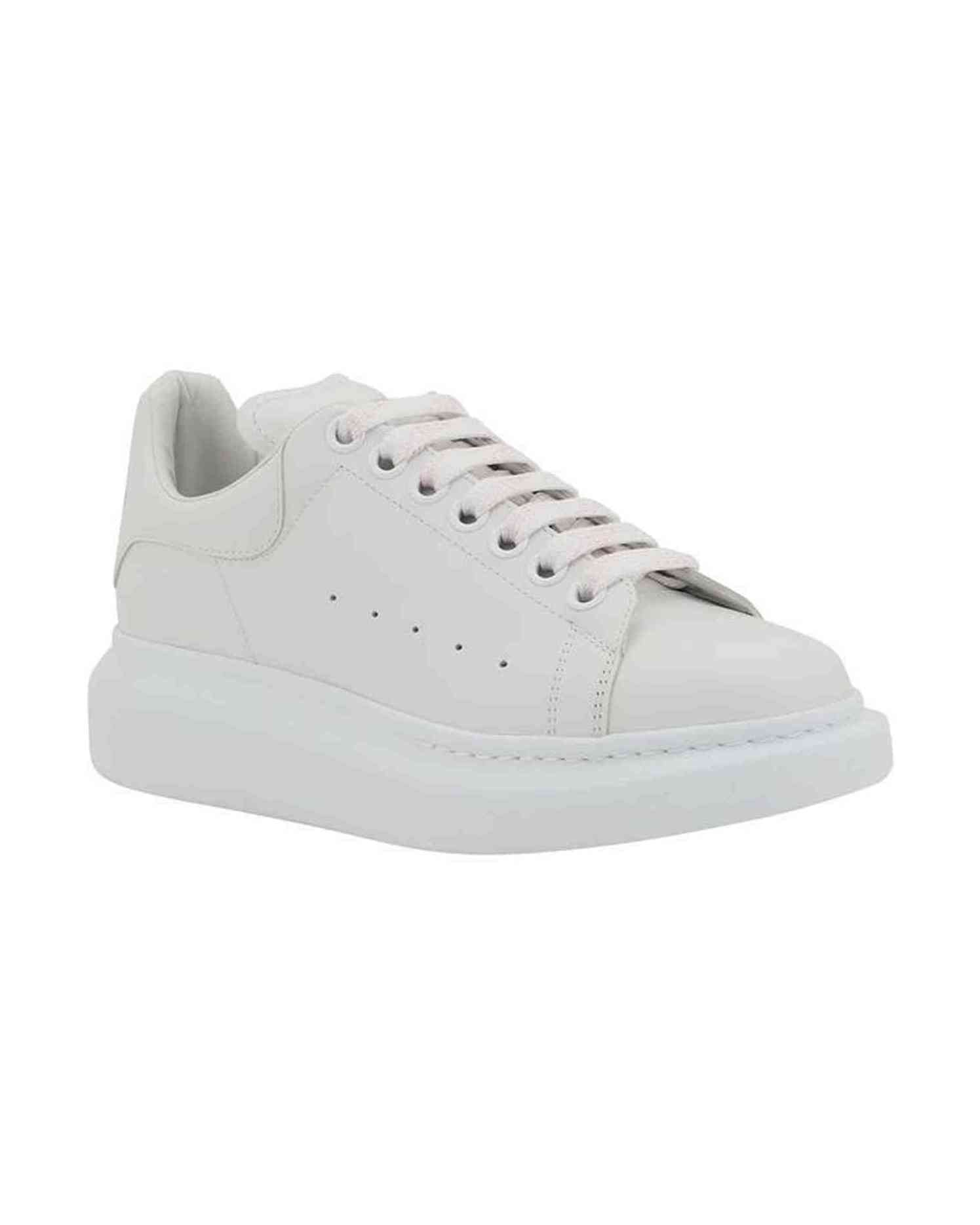 Alexander Mcqueen Leather Sneakers Glam Steals