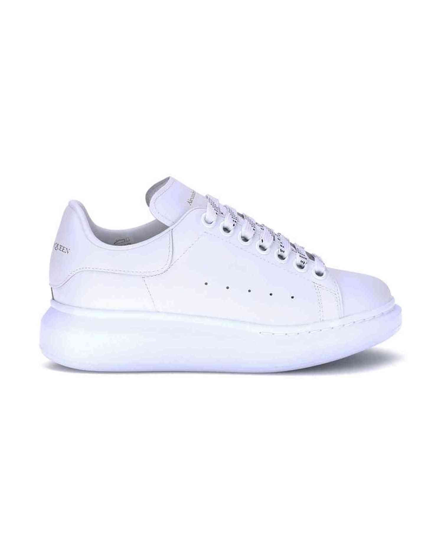 Alexander Mcqueen Leather Sneakers Glam Steals