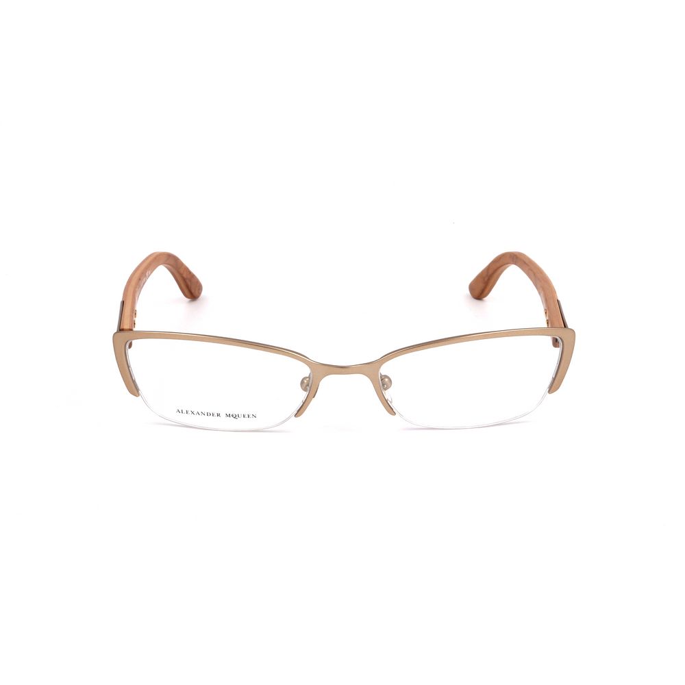 Alexander Mcqueen Metal Brown Frame Glam Steals