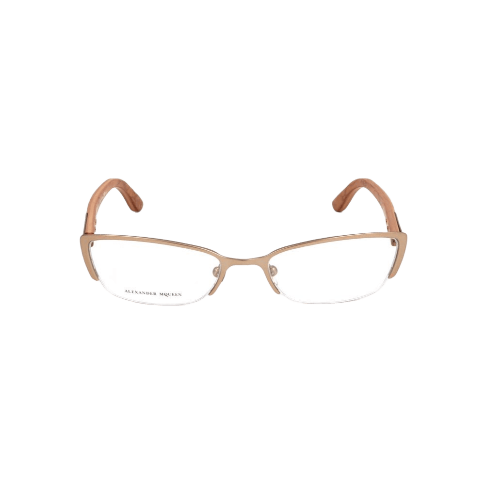 Alexander Mcqueen Metal Brown Frame Glam Steals
