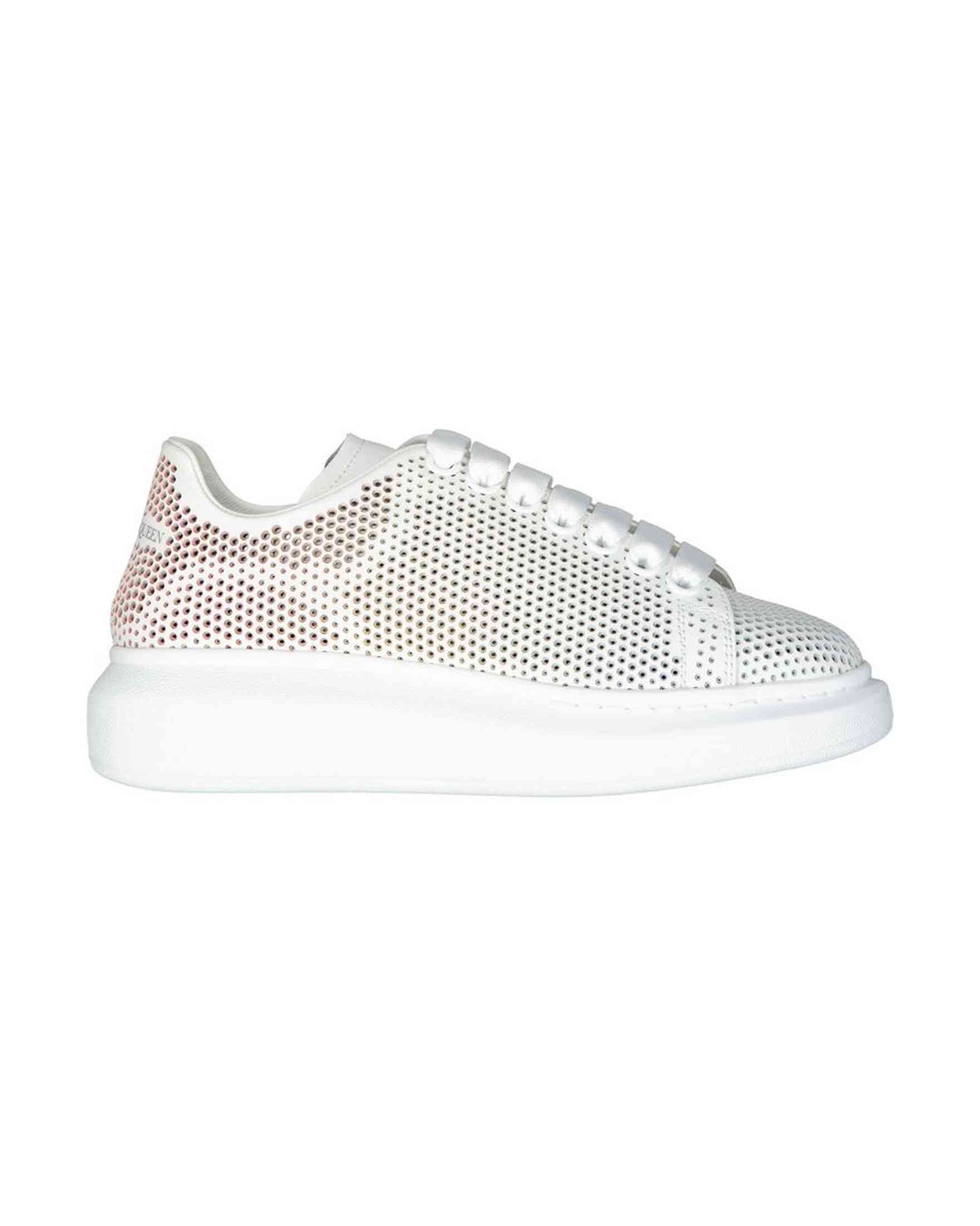 Alexander Mcqueen Oversized Dotted Cut Out Sneakers Glam Steals
