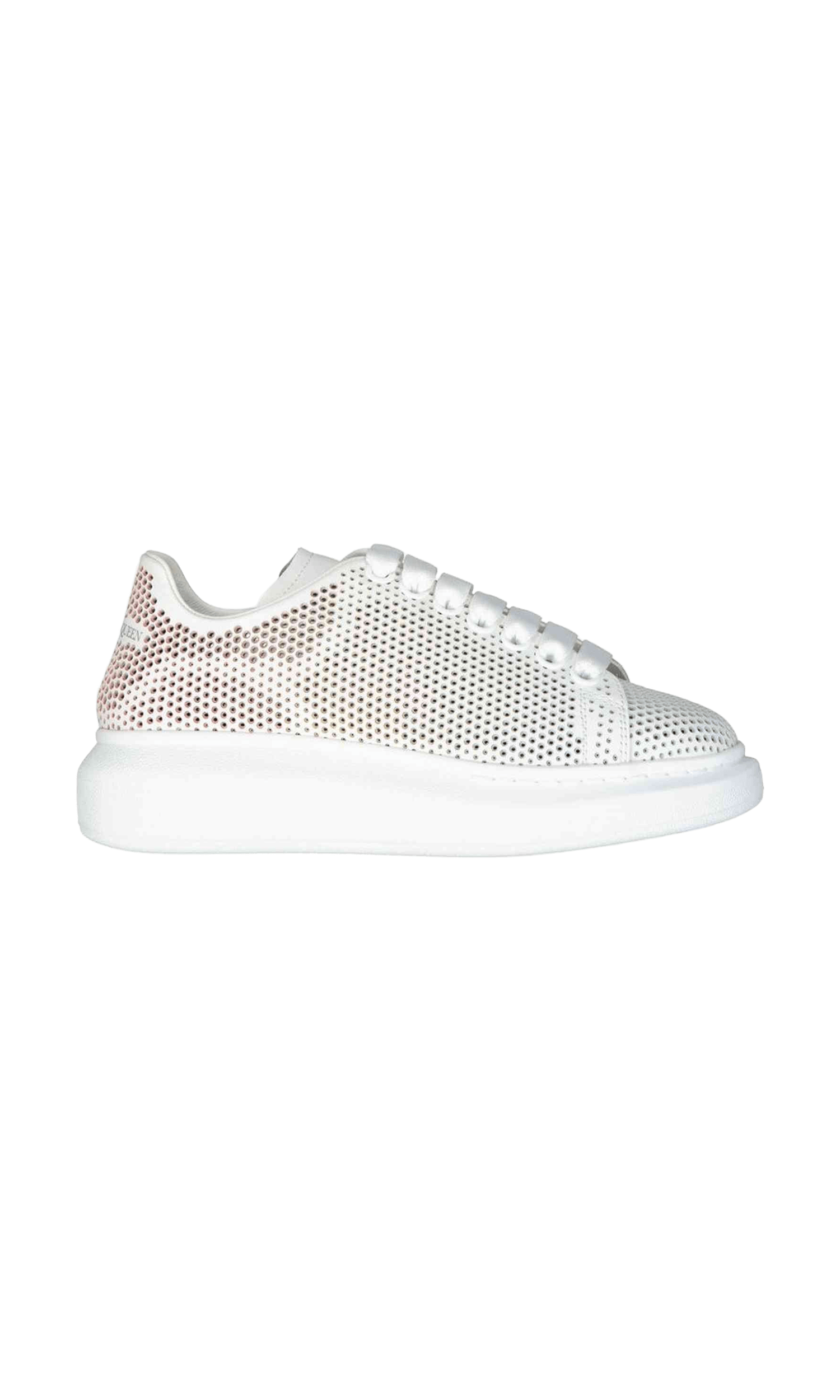 Alexander Mcqueen Oversized Dotted Cut Out Sneakers Glam Steals