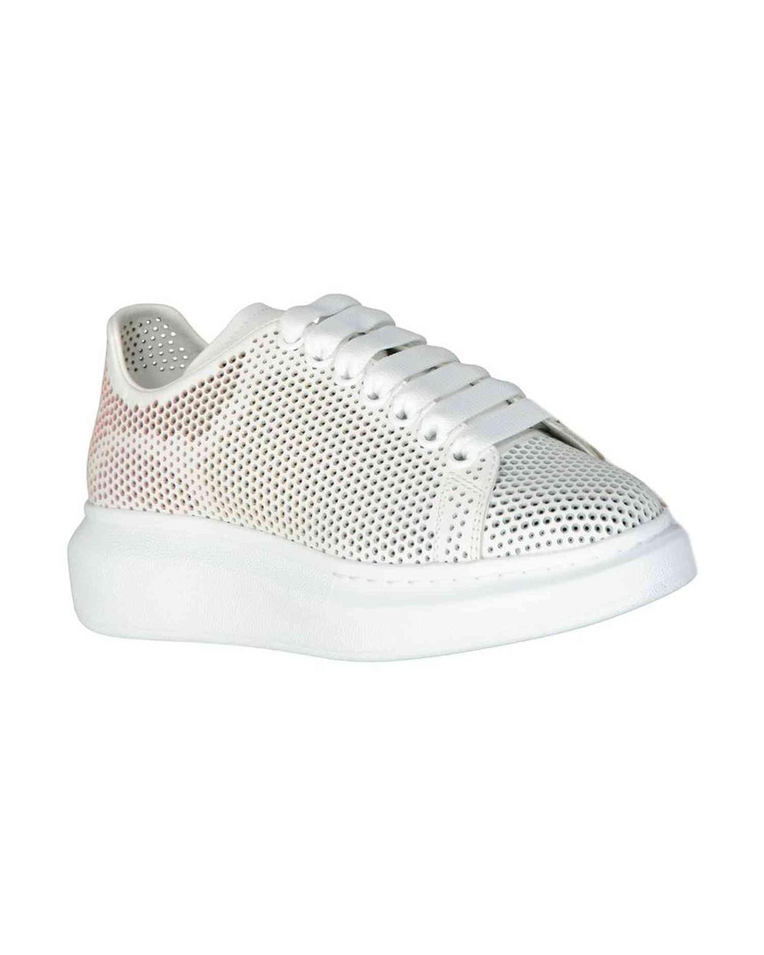 Alexander Mcqueen Oversized Dotted Cut Out Sneakers Glam Steals