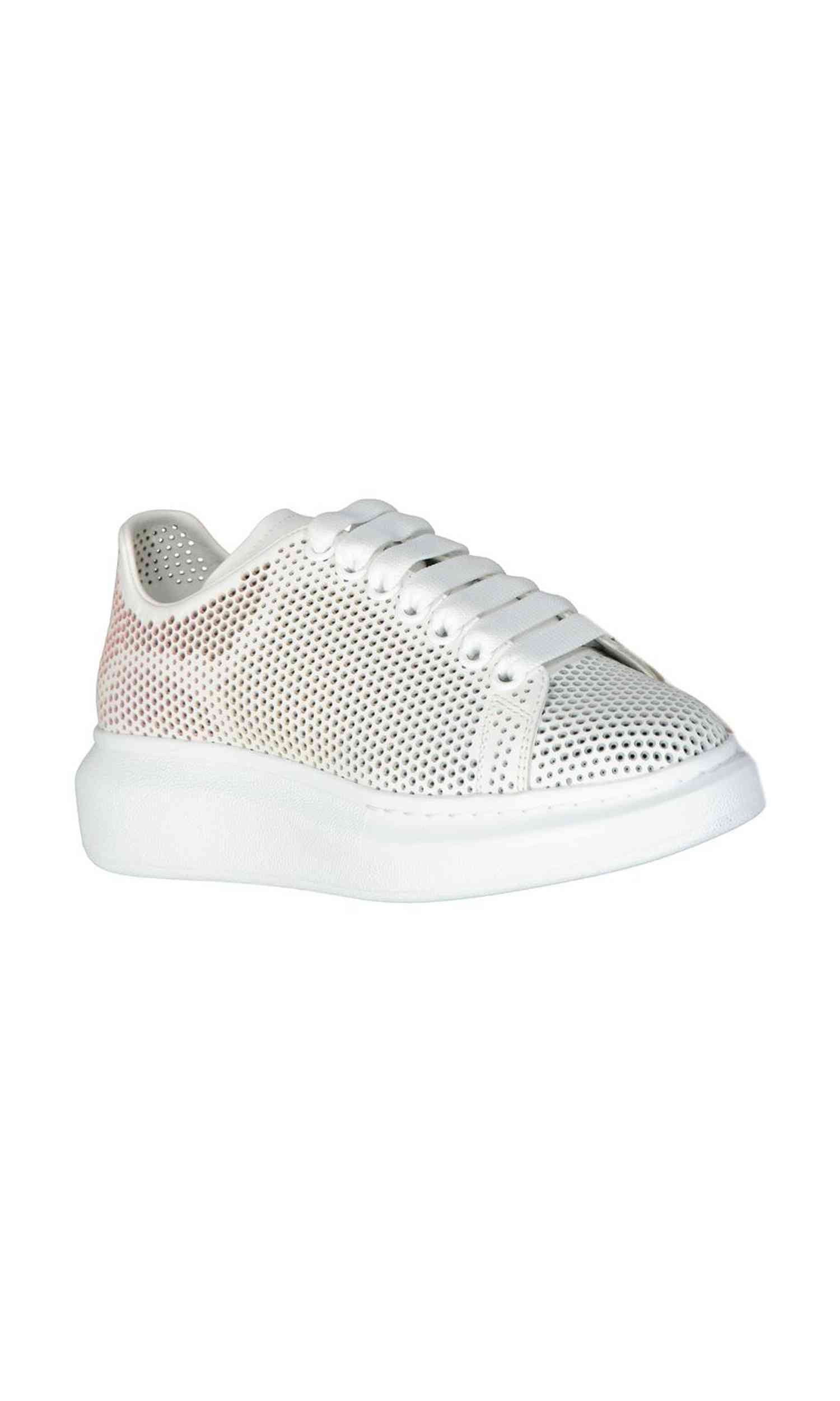 Alexander Mcqueen Oversized Dotted Cut Out Sneakers Glam Steals