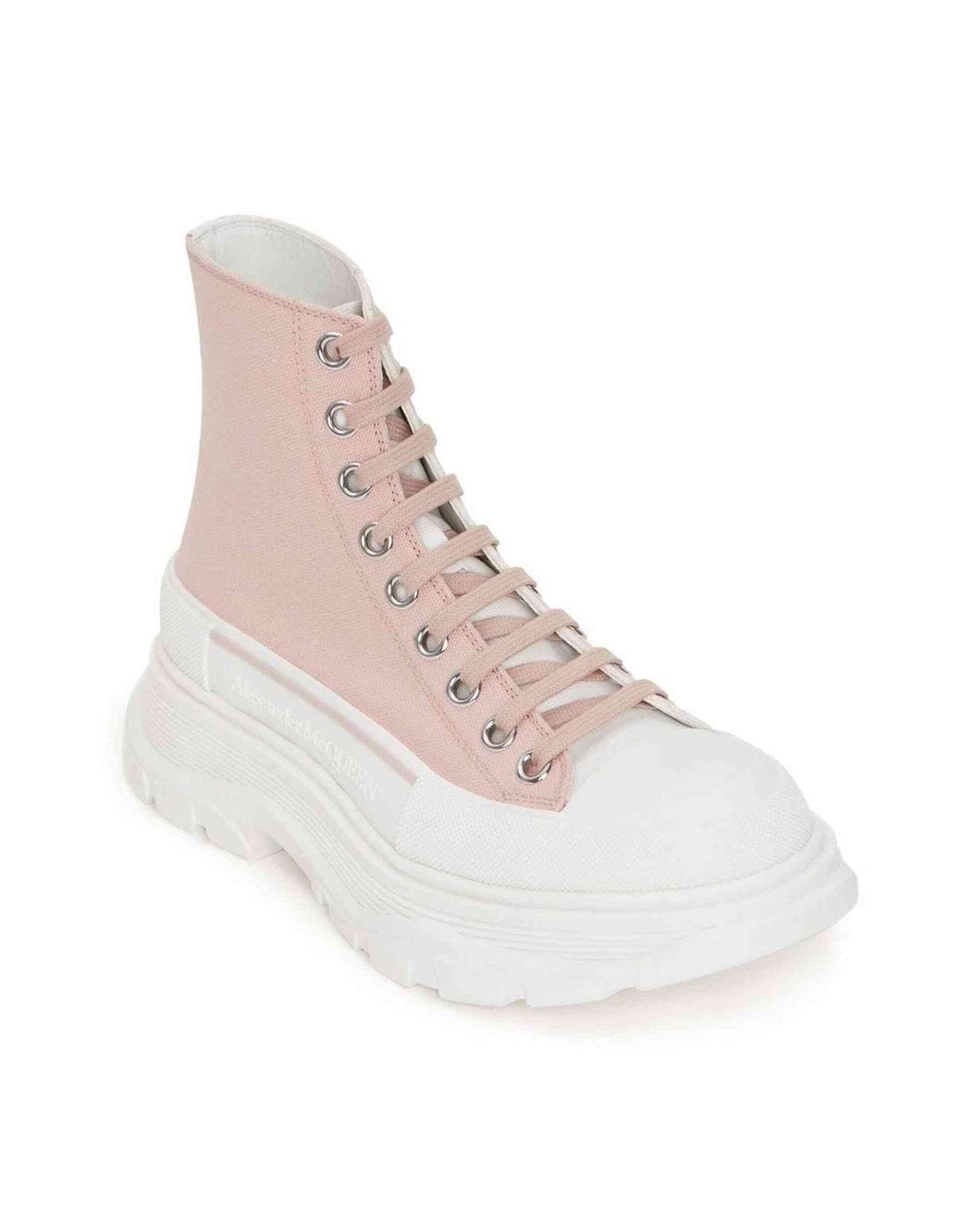 Alexander Mcqueen Oversized Sole Ankle Boots Glam Steals