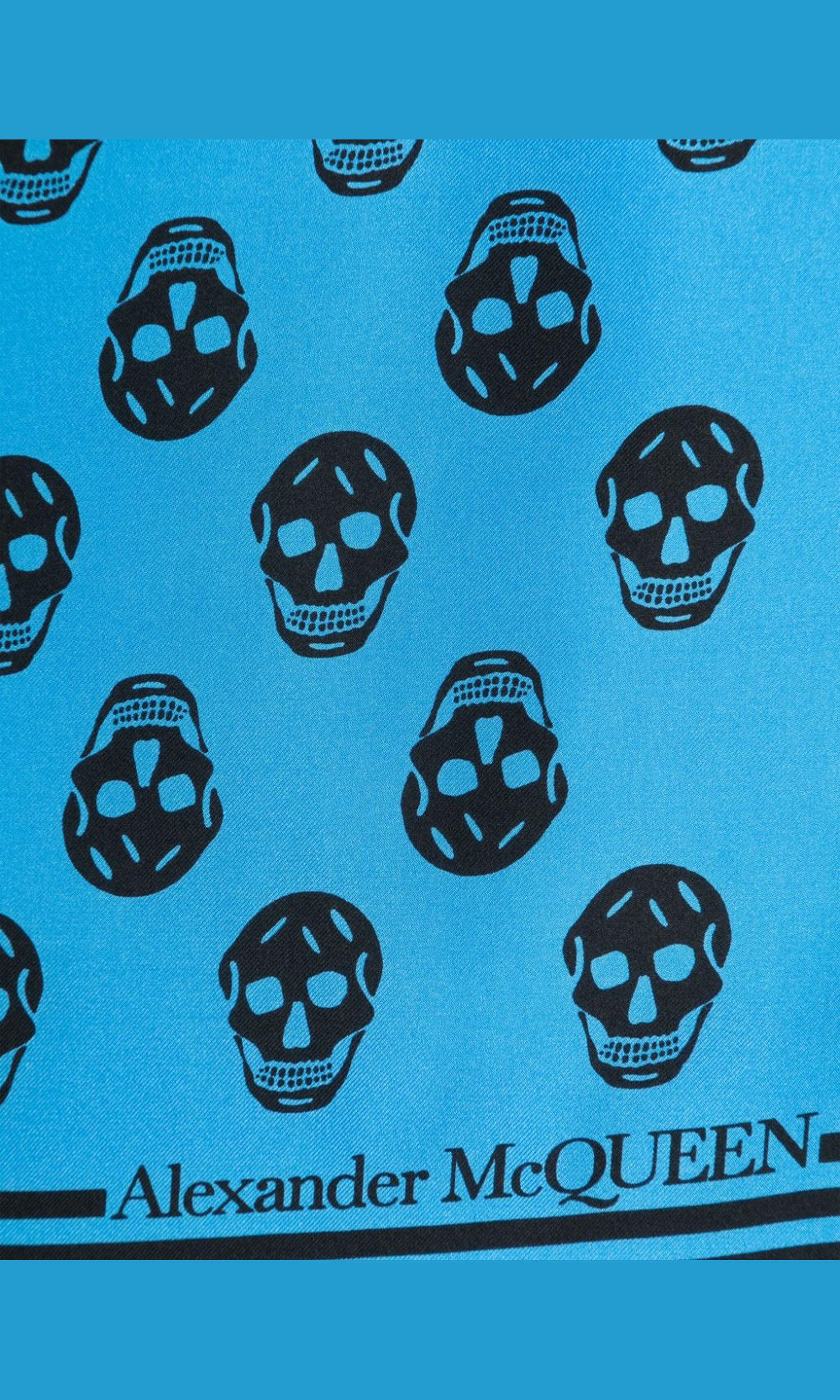 Alexander Mcqueen Silk Skull Scarf Glam Steals