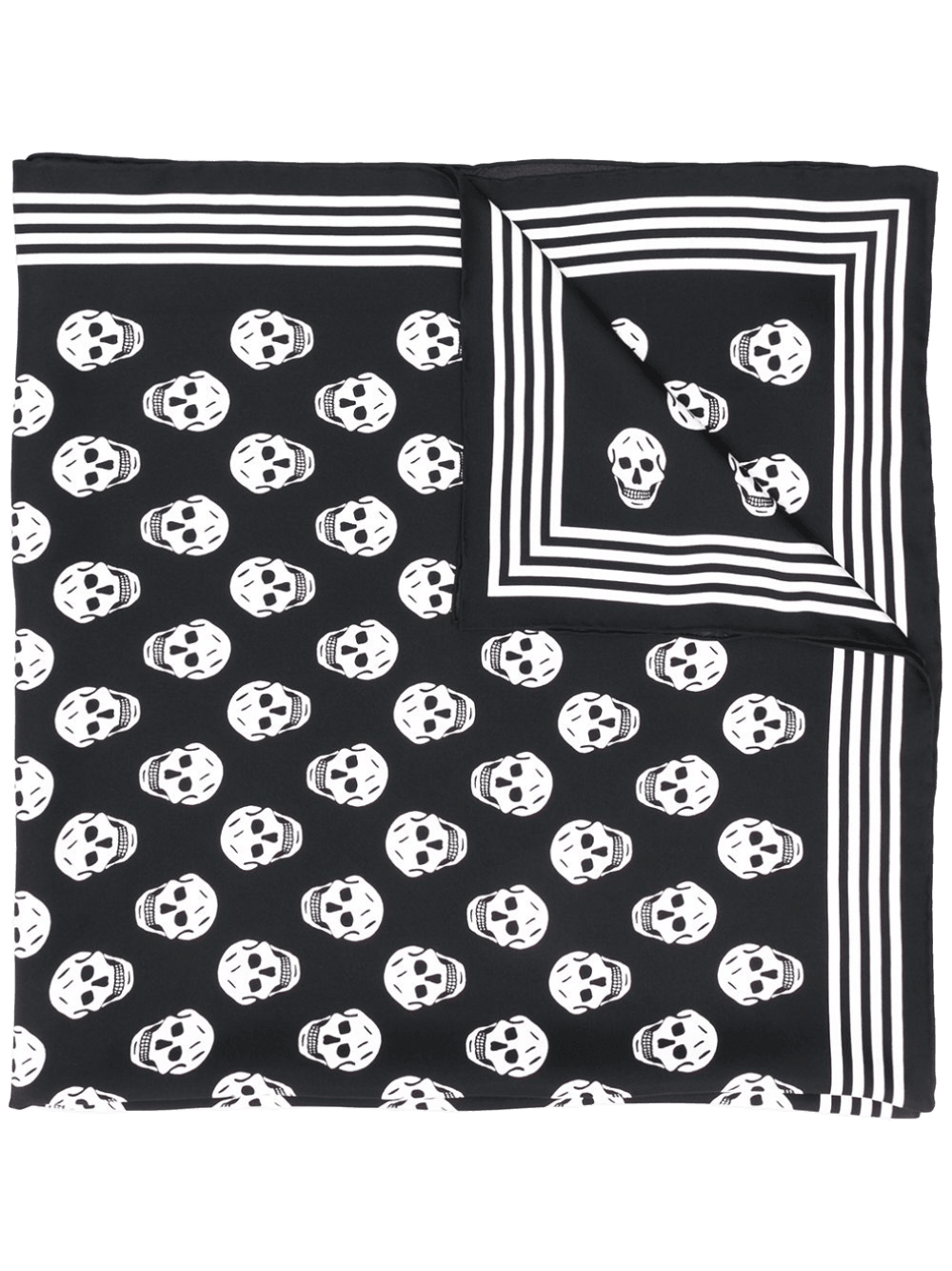 Alexander Mcqueen Silk Skull Scarf Glam Steals