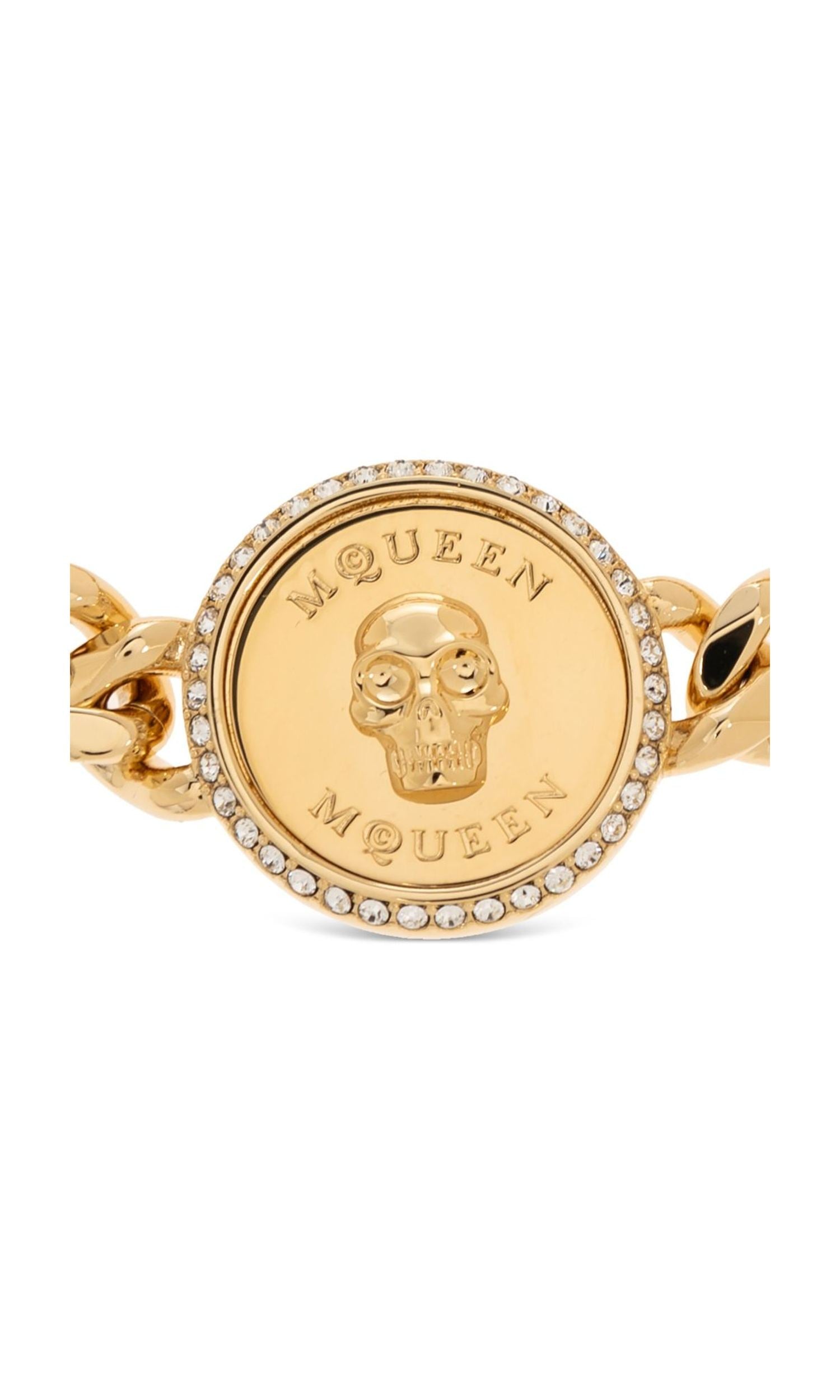 Alexander Mcqueen Sovereign Skull Bracelet Glam Steals