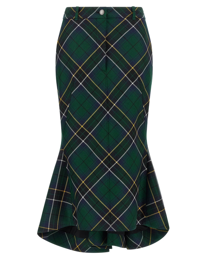 Alexander Mcqueen Tartan Skirt Glam Steals