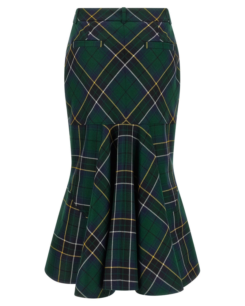 Alexander Mcqueen Tartan Skirt Glam Steals