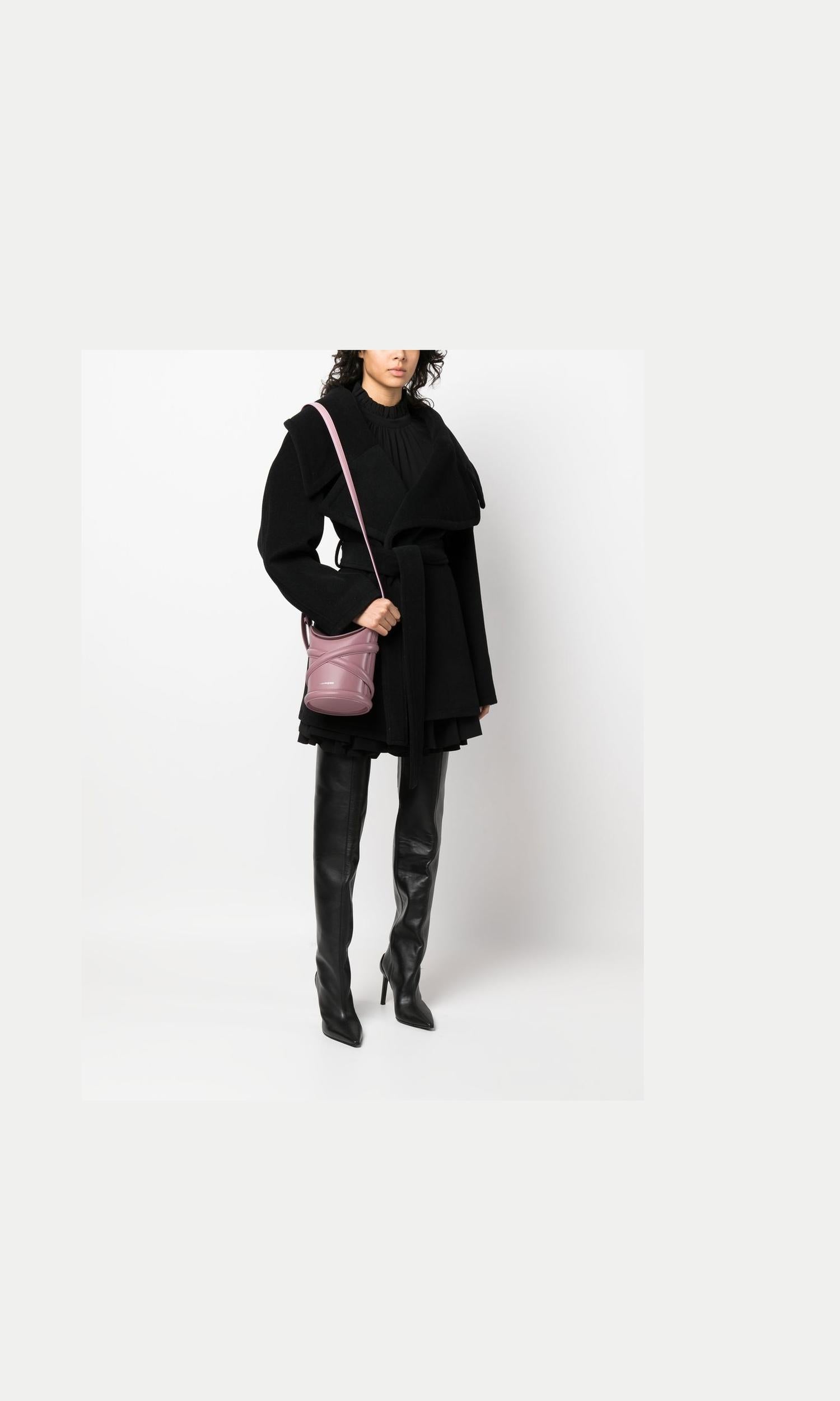 Alexander Mcqueen The Curve Bucket Bag Glam Steals
