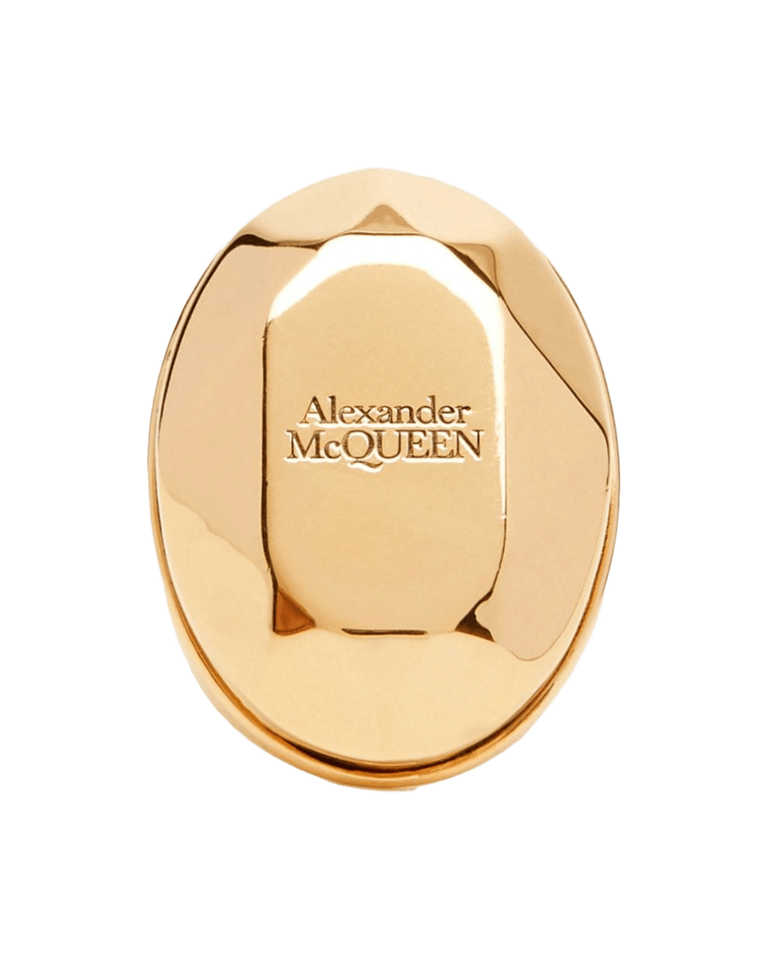 Alexander Mcqueen The Faceted Stone Ring Glam Steals