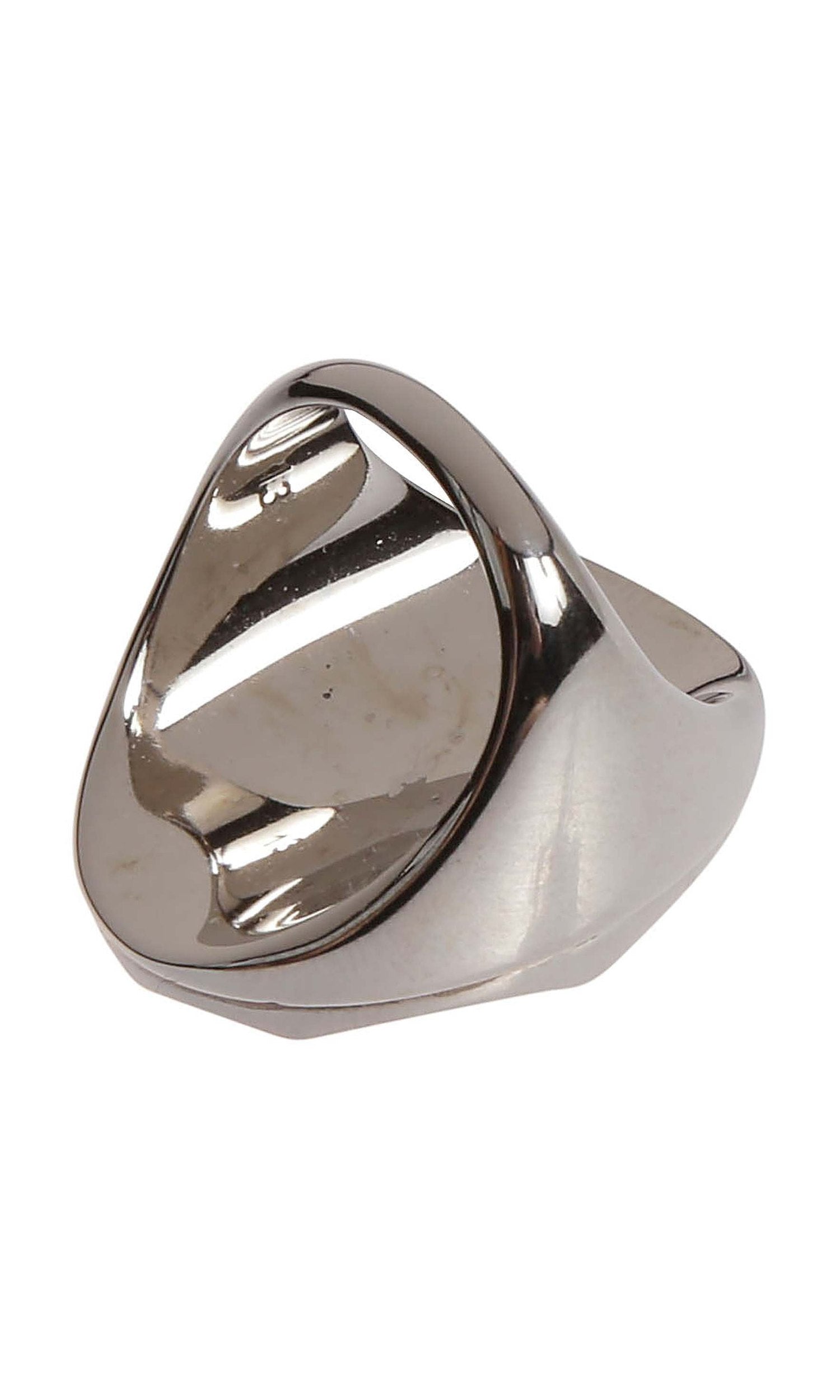Alexander Mcqueen The Faceted Stone Ring Glam Steals