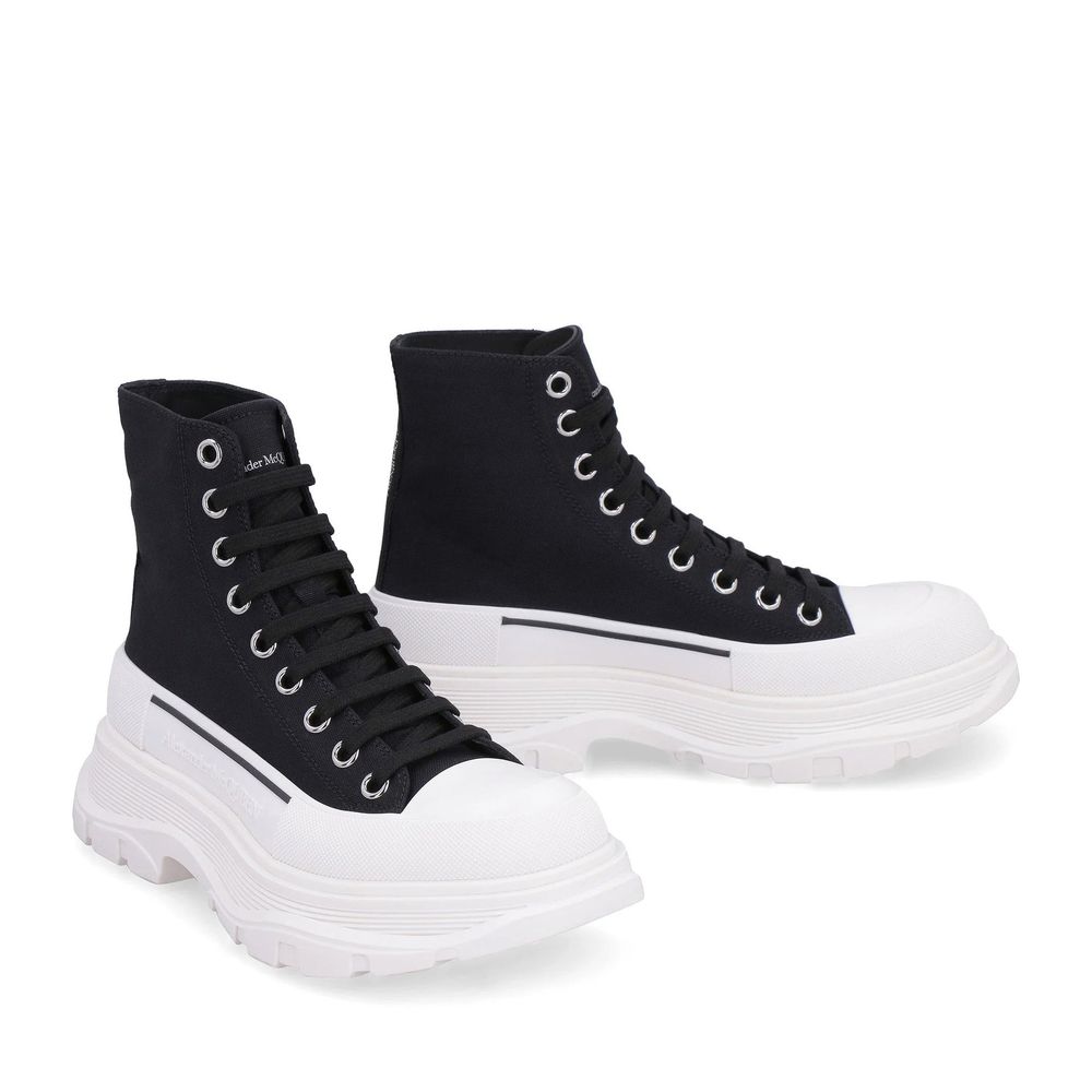 Alexander Mcqueen Treadslick High Top Sneakers Glam Steals