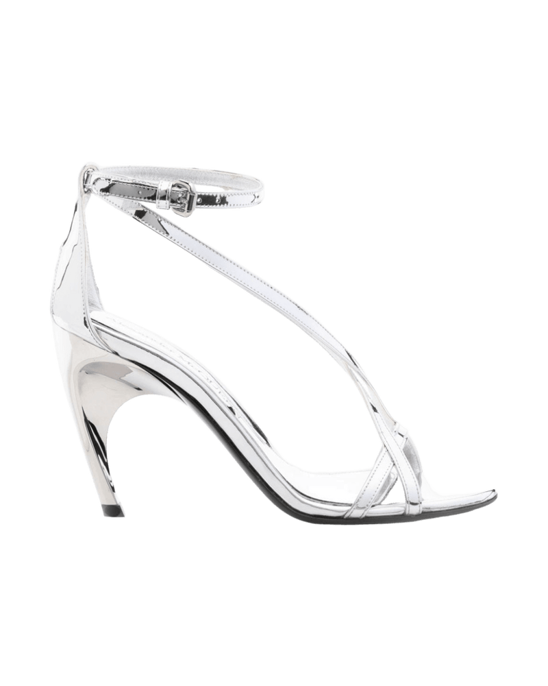 Alexander Mcqueen Twisted Armadillo 95mm Patent Sandals Glam Steals