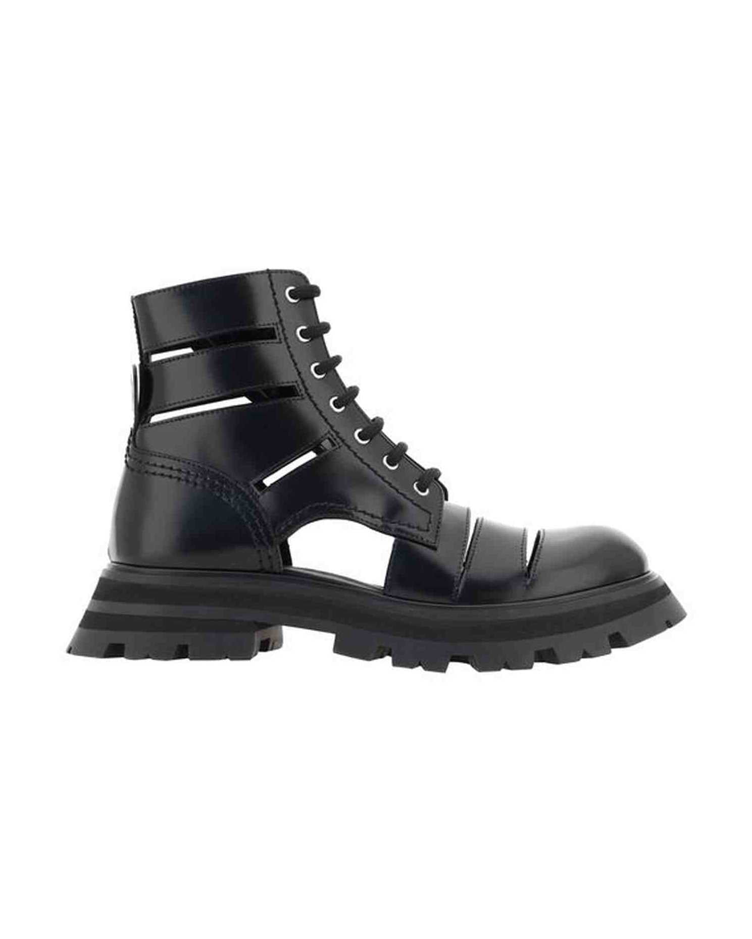 Alexander Mcqueen Wander Combat Boots Glam Steals