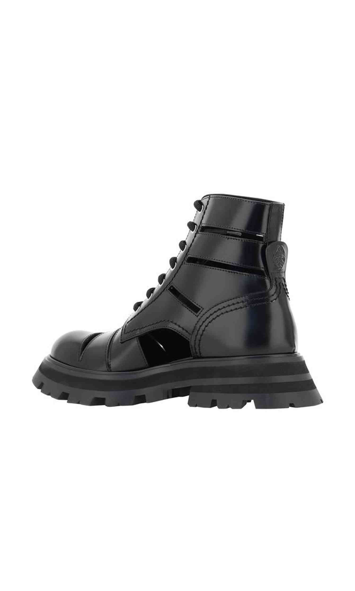 Alexander Mcqueen Wander Combat Boots Glam Steals