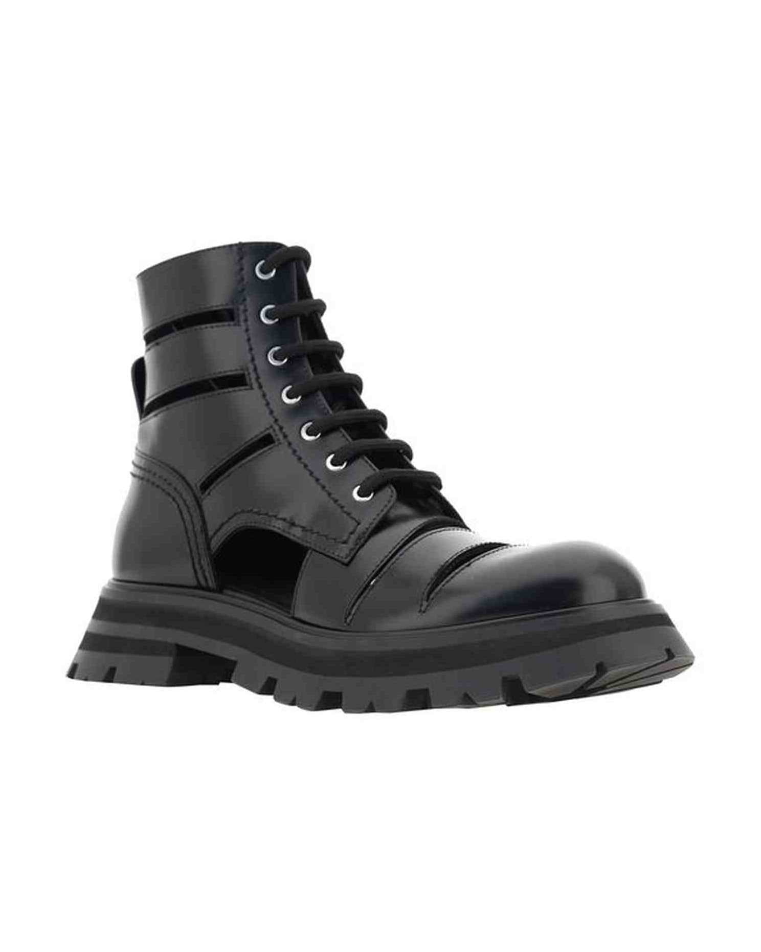 Alexander Mcqueen Wander Combat Boots Glam Steals