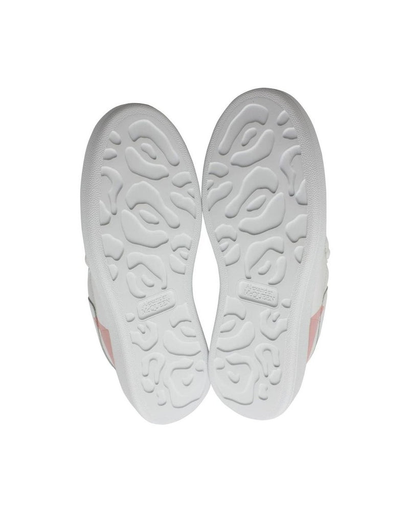 Alexander Mcqueen White Calfskin Chunky Sneakers 