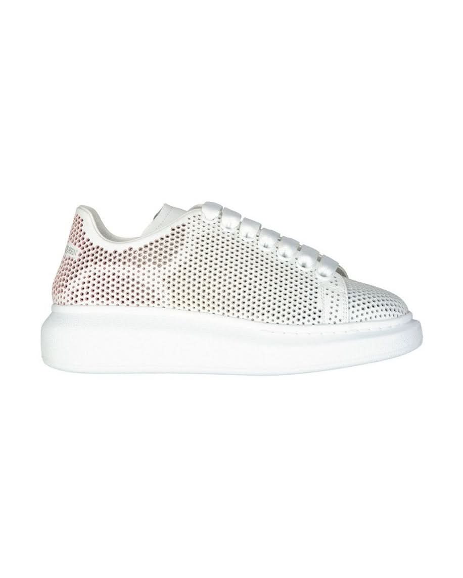 Alexander Mcqueen White Calfskin Low Top Sneakers Sneakers