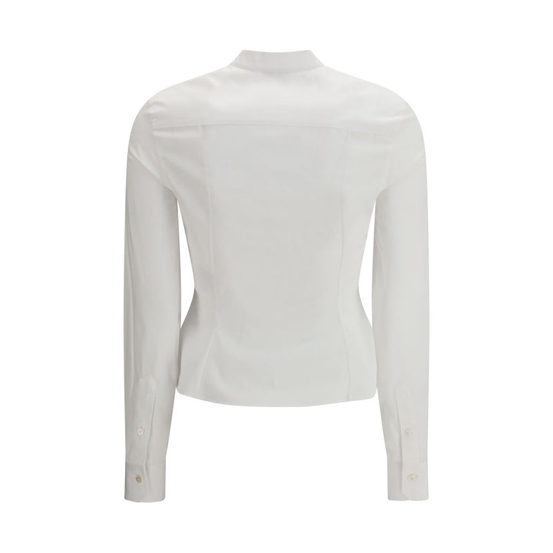 Alexander Mcqueen White Cotton Shirt Glam Steals