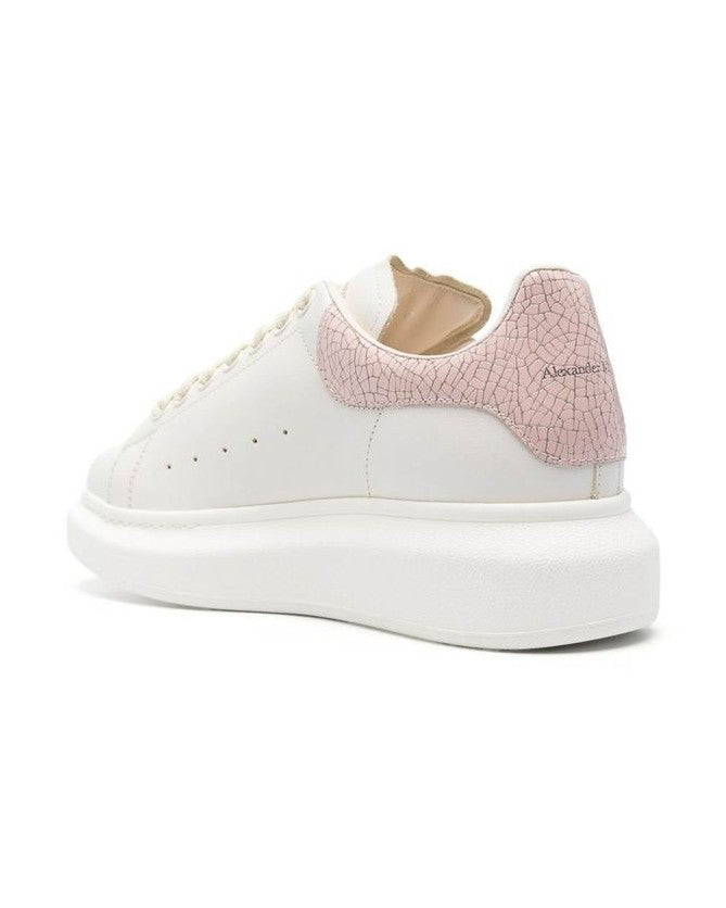 Alexander Mcqueen White Leather Platform Sneakers Glam Steals