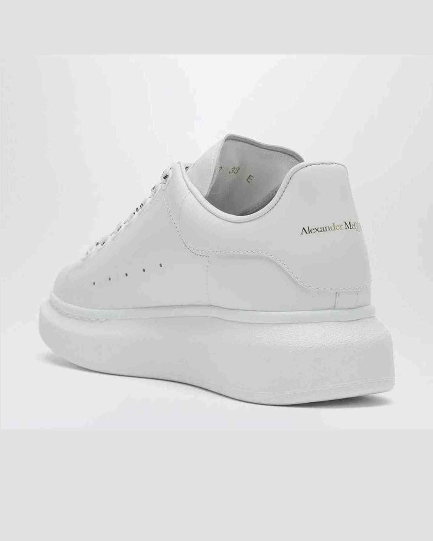 Alexander Mcqueen White Oversize Sneakers Glam Steals