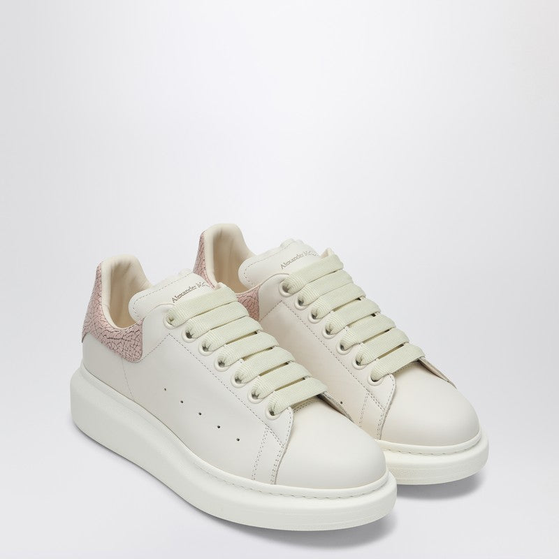 Alexander Mcqueen White/pink Oversized Sneakers Glam Steals