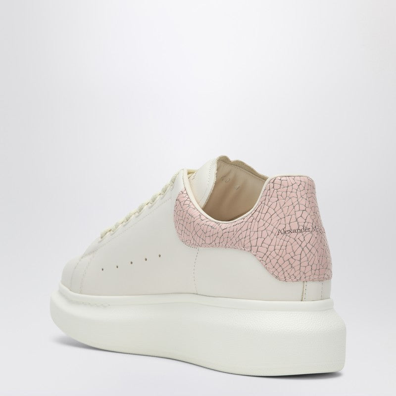 Alexander Mcqueen White/pink Oversized Sneakers Glam Steals
