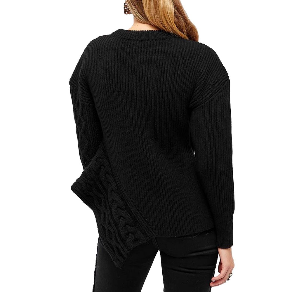 Alexander Mcqueen Wool Asymmetric Jumper Glam Steals