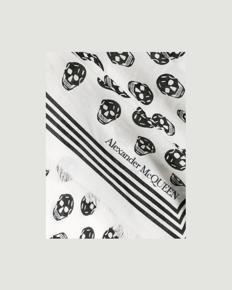Alexander Mcqueen Wool Skull Scarf Scarves & Shawls