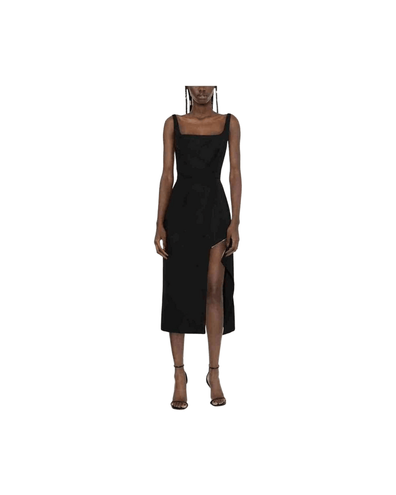 Alexander Mcqueen Zip Embellished Midi Dress Glam Steals