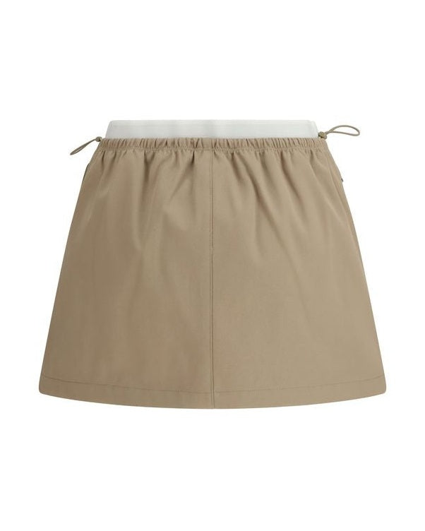 Alexander Wang Beige Cotton Mini Skirt Glam Steals