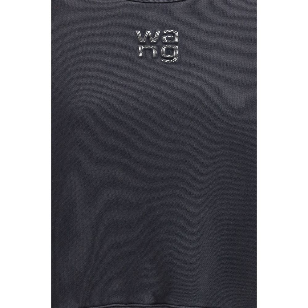 Alexander Wang Black Cotton Sweatshirt Sweatshirts
