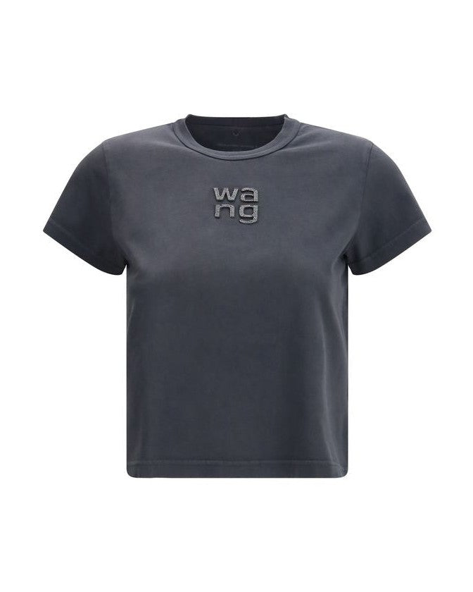 Alexander Wang Black Cotton T-shirt Glam Steals