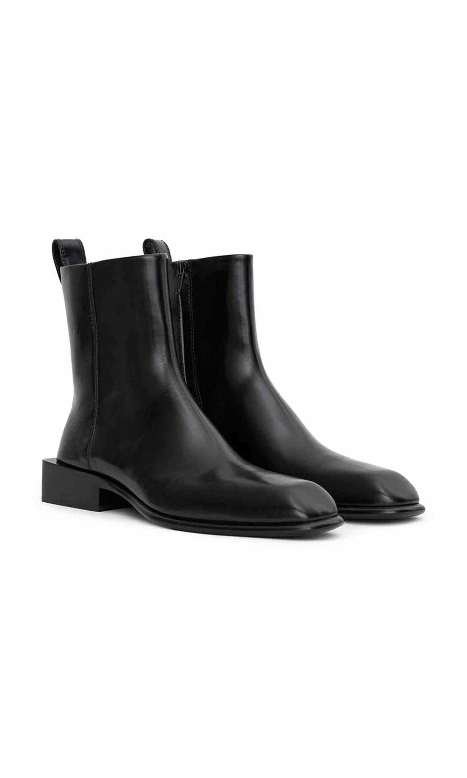 Alexander Wang Black Leather Boots Glam Steals