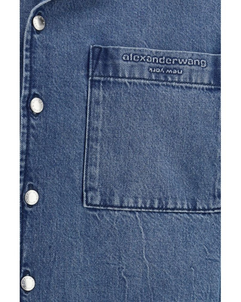 Alexander Wang Blue Denim Shirt Shirts
