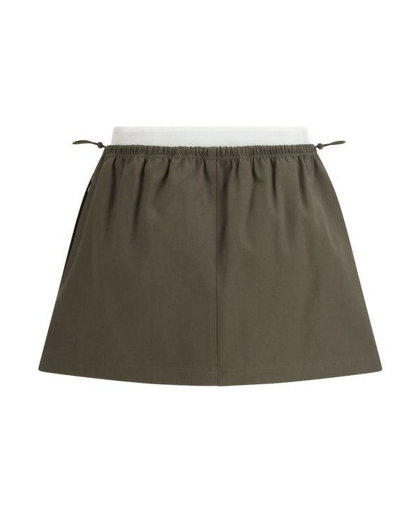 Alexander Wang Cotton Mini Skirt Glam Steals