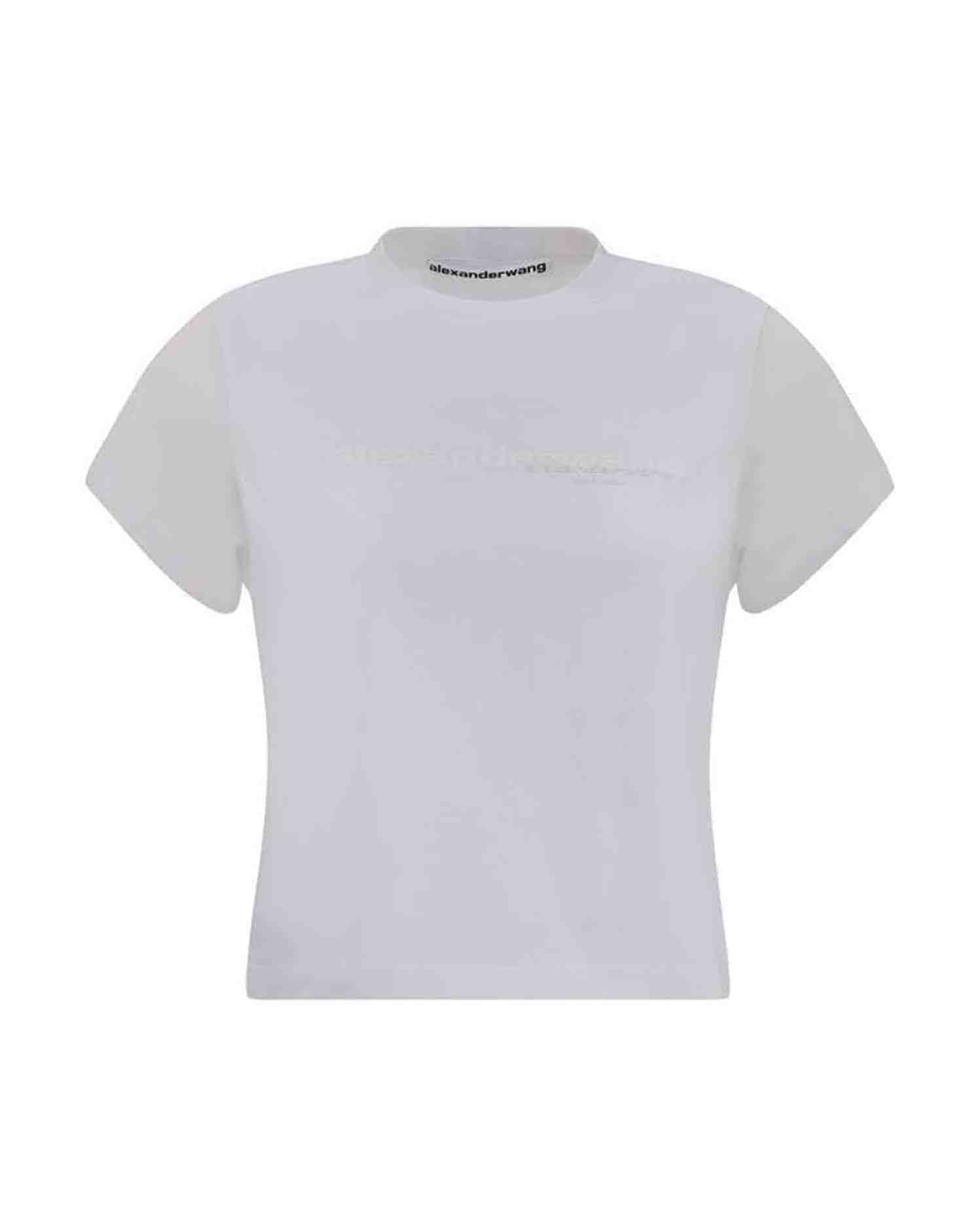 Alexander Wang Cropped T-Shirt Glam Steals
