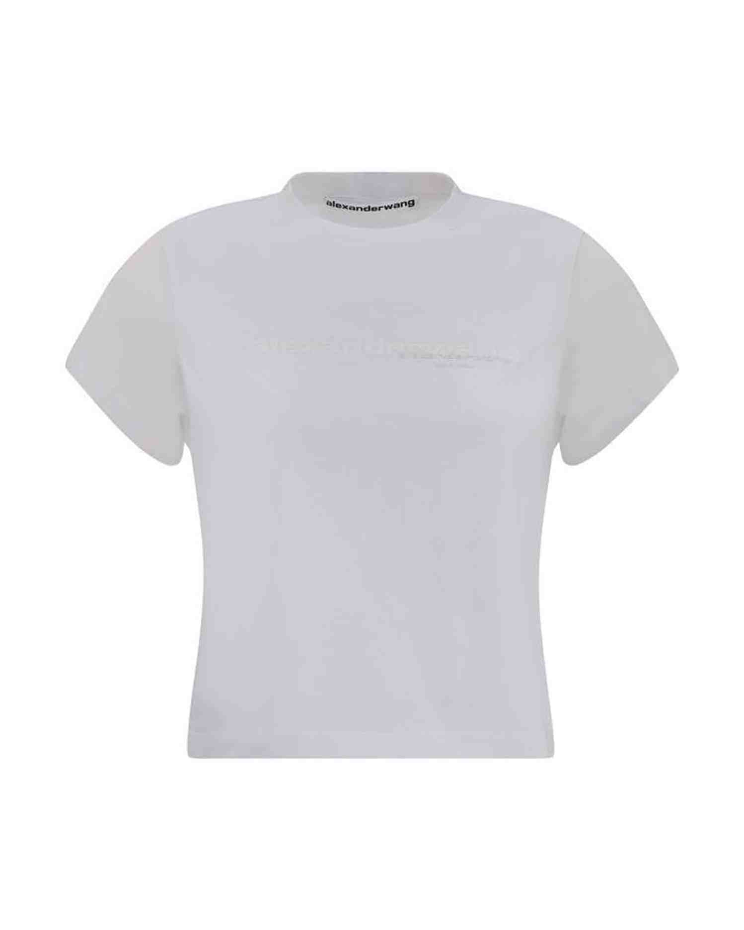 Alexander Wang Cropped T-Shirt Glam Steals