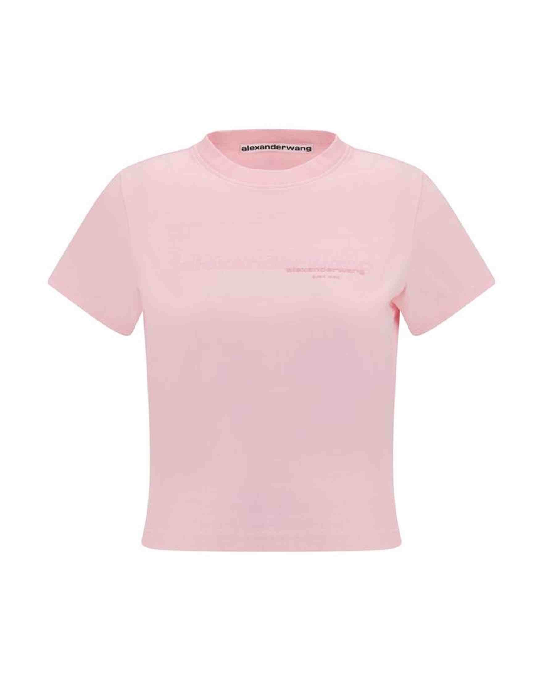 Alexander Wang Cropped T-Shirt Glam Steals