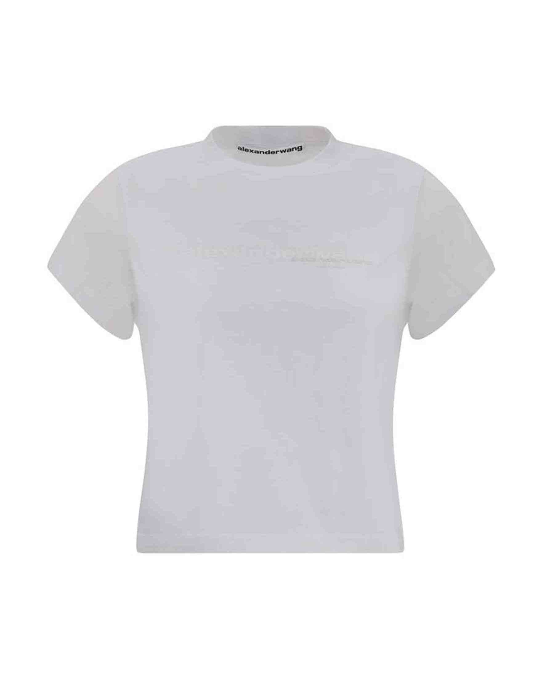 Alexander Wang Cropped T-Shirt Glam Steals