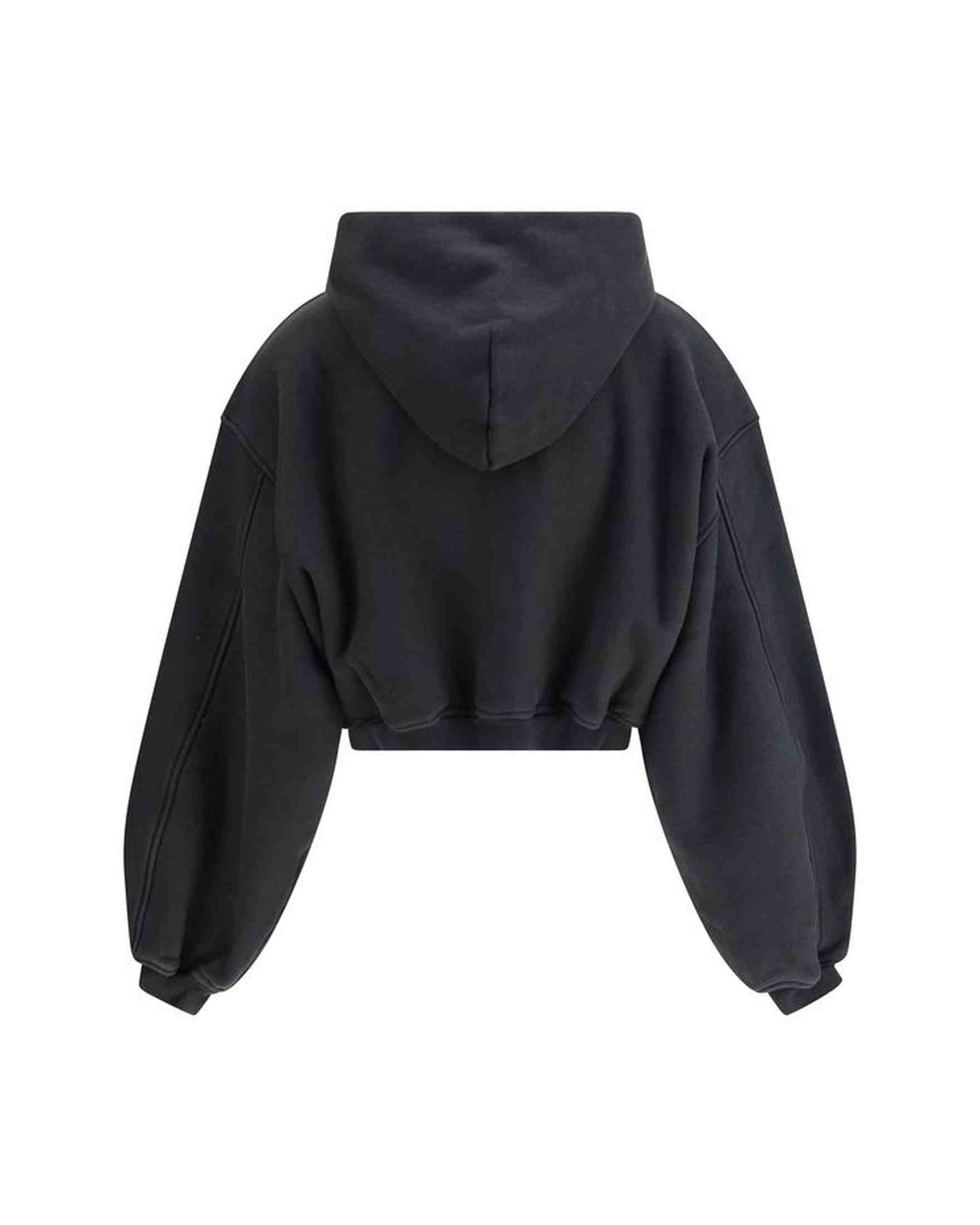 Alexander Wang Cropped Zip Up Hoodie Glam Steals