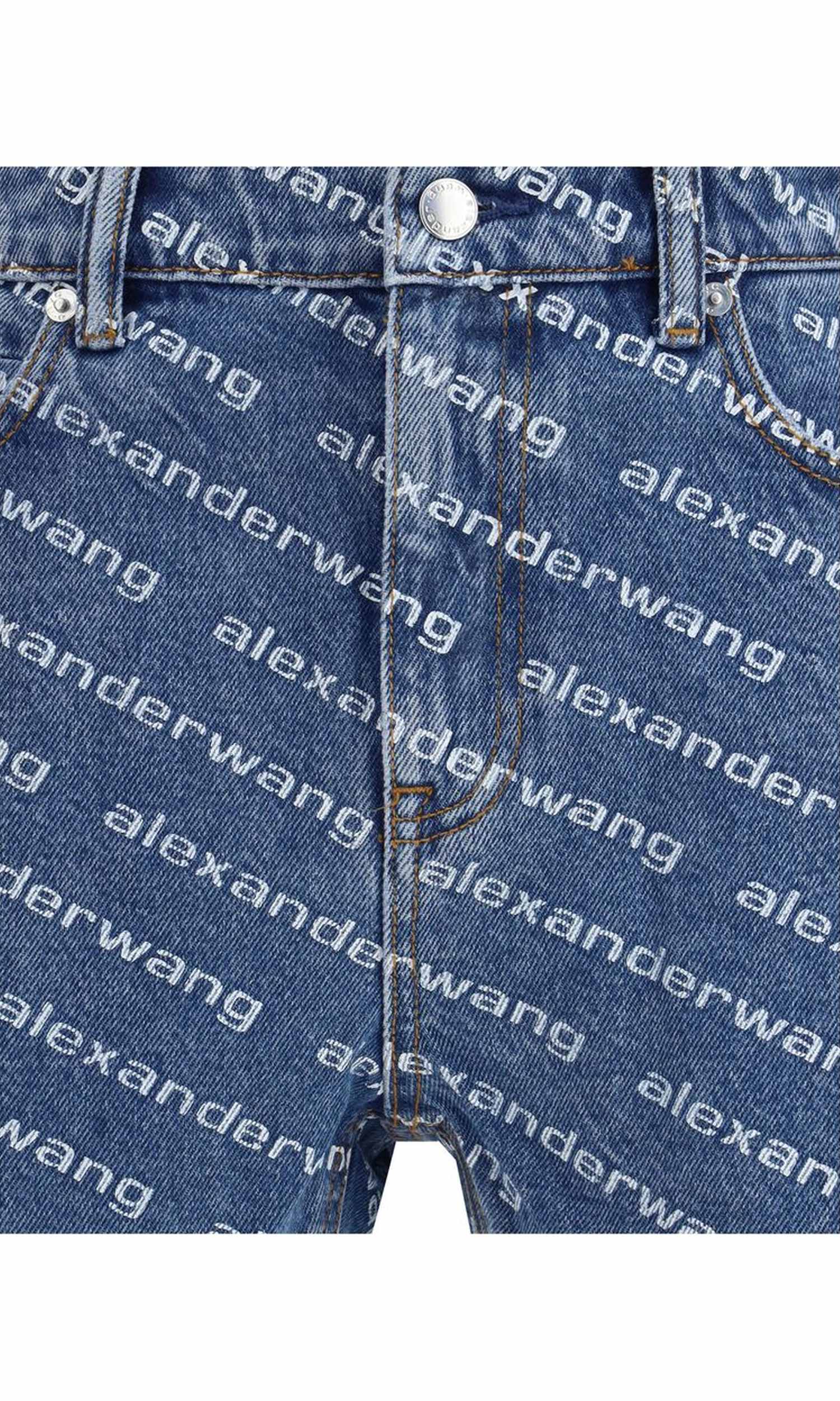 Alexander Wang Denim Bite Shorts Glam Steals