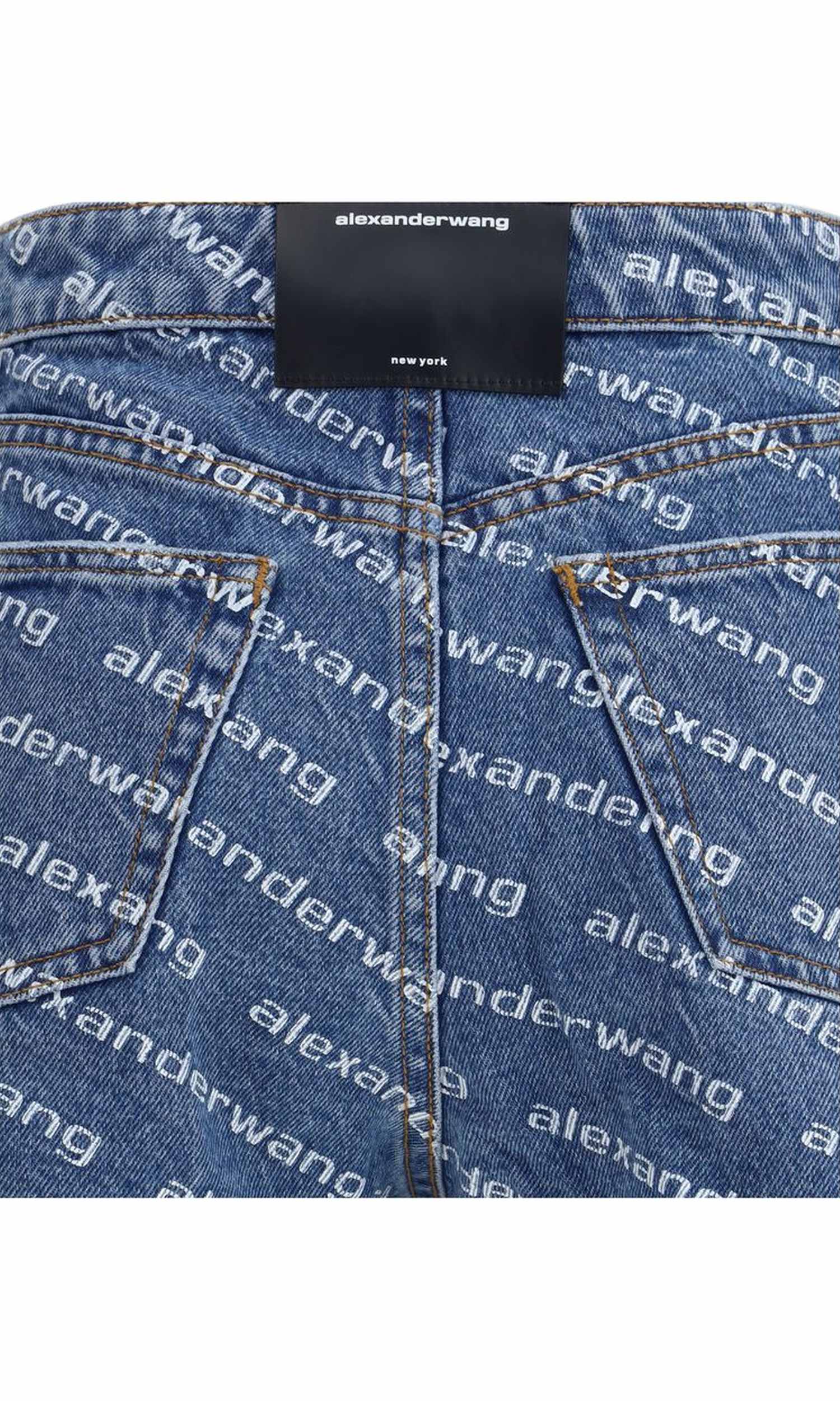 Alexander Wang Denim Bite Shorts Glam Steals