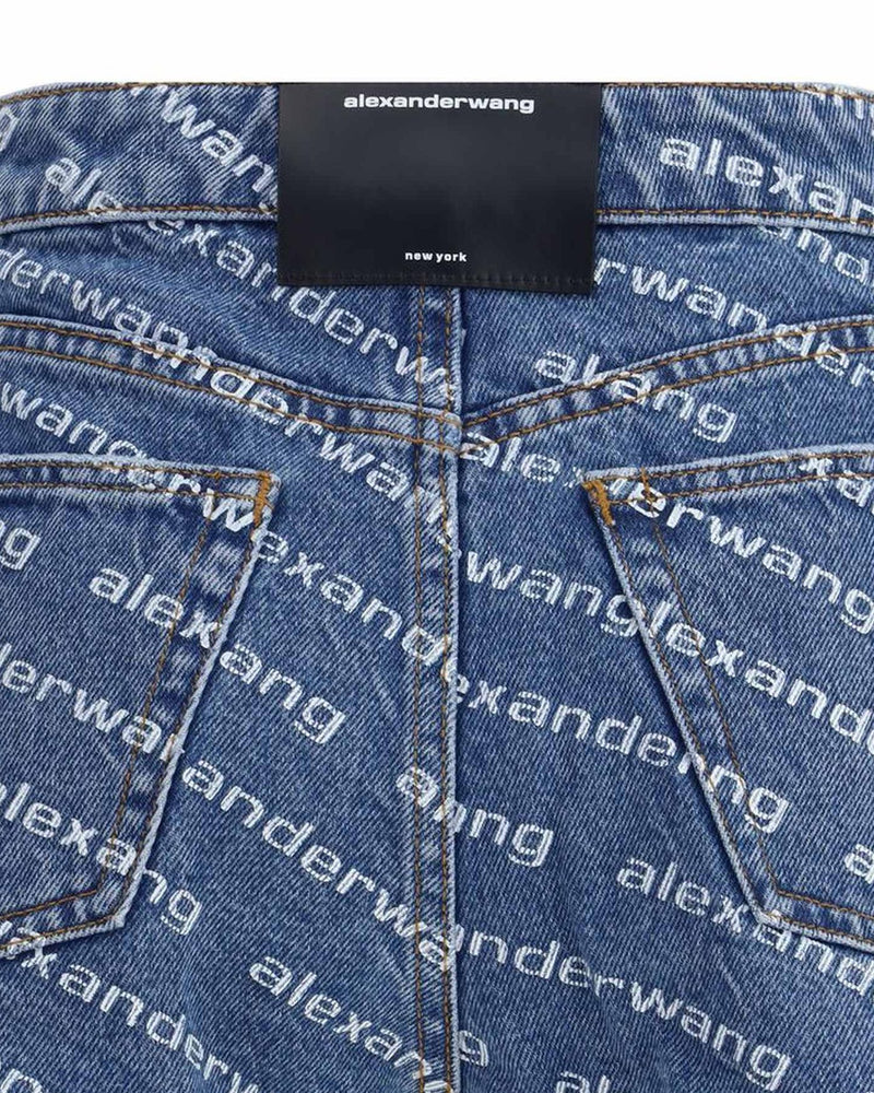 Alexander Wang Denim Bite Shorts Glam Steals