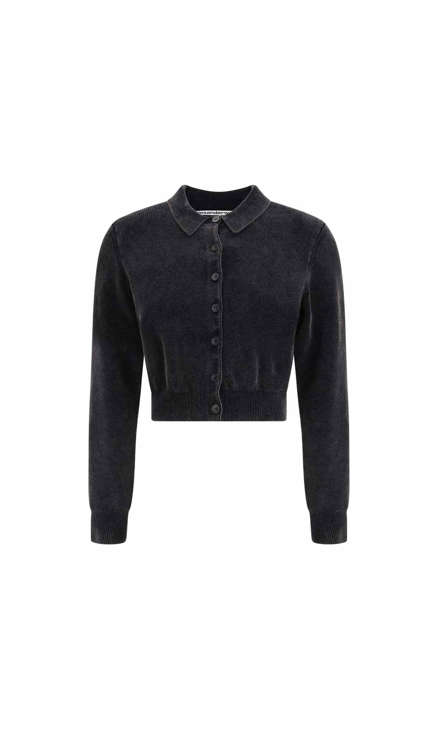 Alexander Wang Polo Cardigan Crop Glam Steals