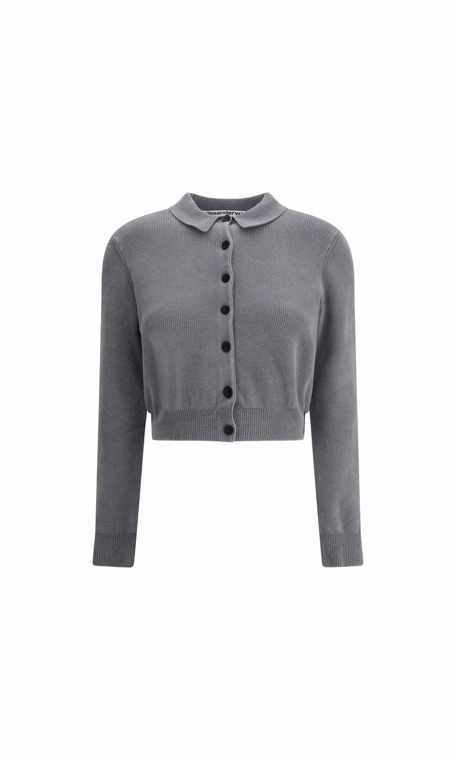 Alexander Wang Polo Cardigan Crop Glam Steals