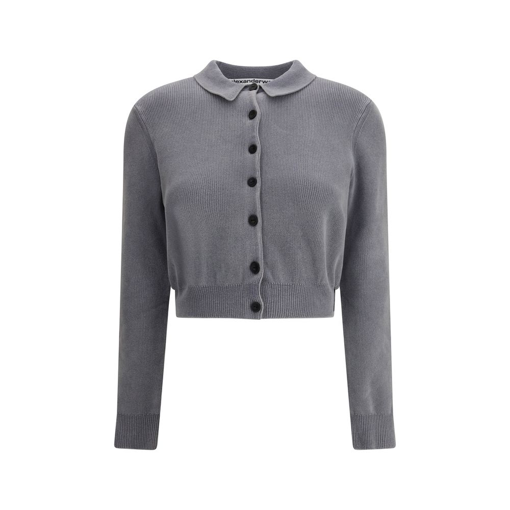 Alexander Wang Polo Cardigan Crop Glam Steals